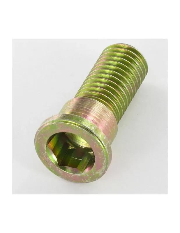 1 x Tornillo A HOMBRO cabeza plana llave de 10 18X37 M12X25 Bicromato Garantía De Devolución De Dinero