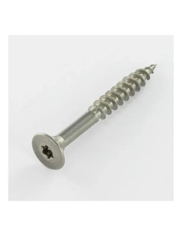 1 x Tornillo de madera y aglomerado savis Inoxidable A2 cabeza fresada 5X90 roscado en 60 TORX T25 Stock Limitado