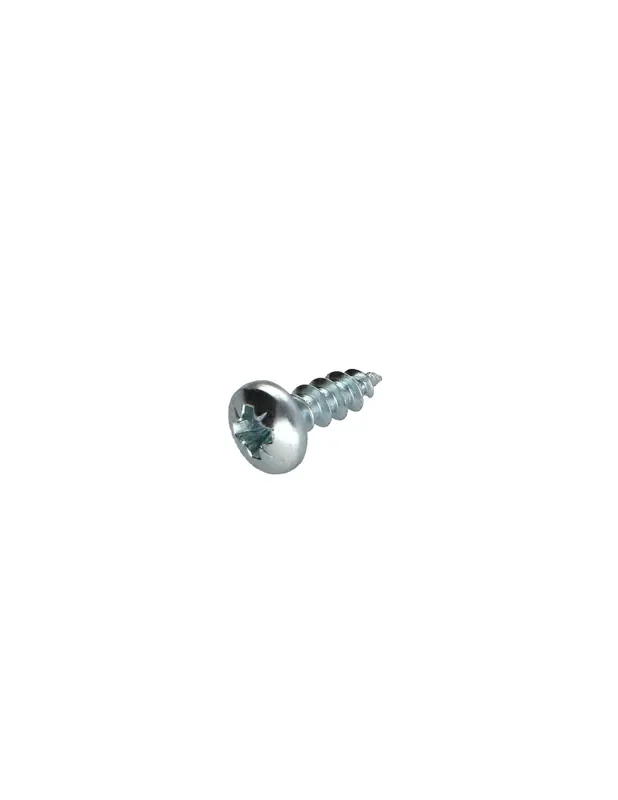 100 x Tornillo de madera y aglomerado savis cabeza redonda Pozi 2 4.5X16 Acero cincado blanco Oferta Especial