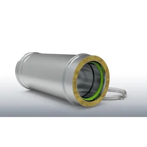 A Buen Precio TUBO DIÁMETRO 250 LARGO 1000mm M-H PARED DOBLE INOXIDABLE 316