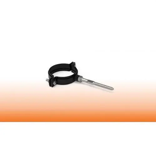 ABRAZADERA PARED 80mm ACERO INOXIDABLE PINTADO NEGRO Mejor Precio
