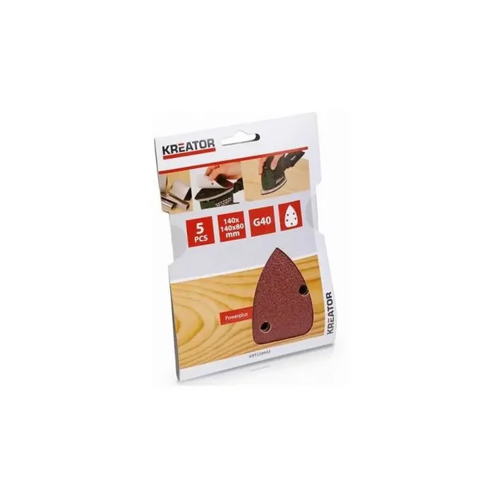 BLISTER 5 UD LIJA MANO 140X140X80-G180 VARO Moderno