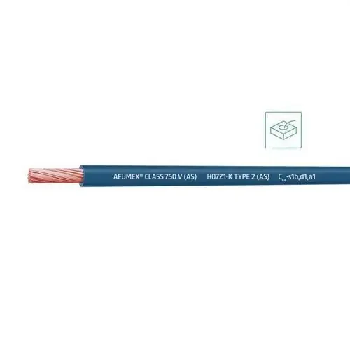 CABLE AFUMEX CLASS 750V(AS)H07Z1-K TYPE 2(AS)1×4 AZ(SE SUMINISTRA CJ.100m) No Te Lo Pierdas