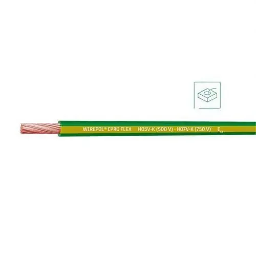 CBL.WIREPOL CPRO FLEX H05V-K(500V)-H07V-K(750V)1G2,5 AM./VD(SE SUMINISTRA CJ Envío Exprés