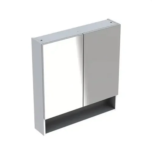Comprar En Línea ARMARIO CON ESPEJO SELNOVA CUADRADO 2 PUERTAS 58,8cm BLANCO