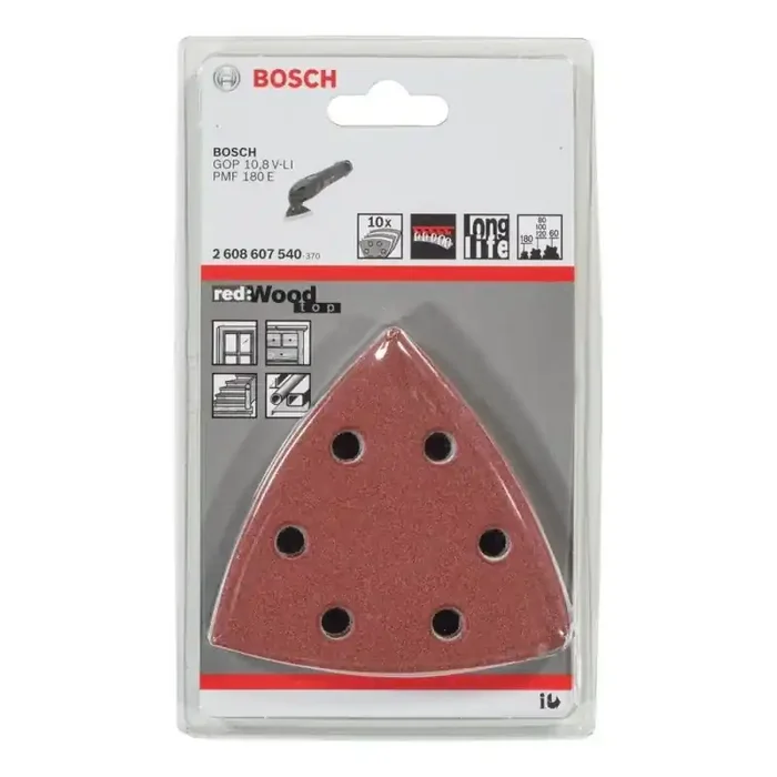 Entrega Rápida HOJA LIJADORA RED WOOD 200X105X10 G120 (10UD)