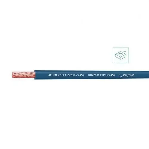 Envío Gratis CABLE AFUMEX CLASS 750V(AS)H07Z1-K TYPE 2(AS)1×2,5 AZ(SE SUMINISTRA CJ.200m)