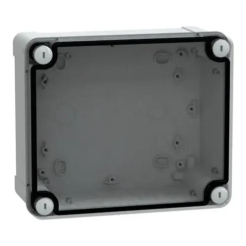 Garantía De Devolución De Dinero CAJA INDUSTRIAL ABS 193x164x87 TAPA TRANSPARENTE