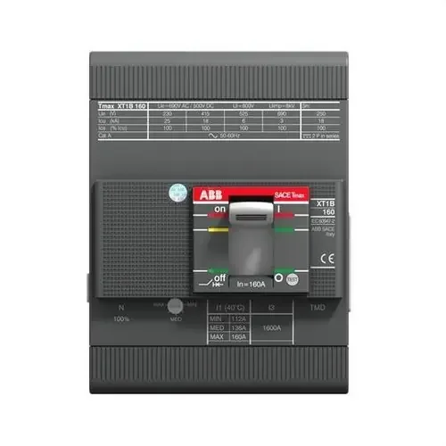 INTERRUPTOR AUTOMÁTICO XT1S160 TMD R80 IM800 4P F-F Nueva Colección