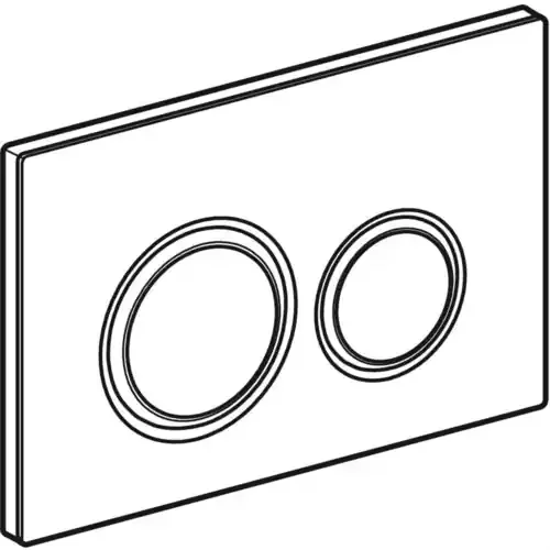 Moderno PULSADOR GEBERIT Sigma21 DBL.DESC.CMD.NG ESPECÍFICO DEL CLIENTE 329x191x48mm