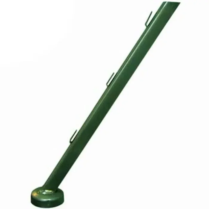 Moderno Tapón con soporte pintado verde para alambre espino