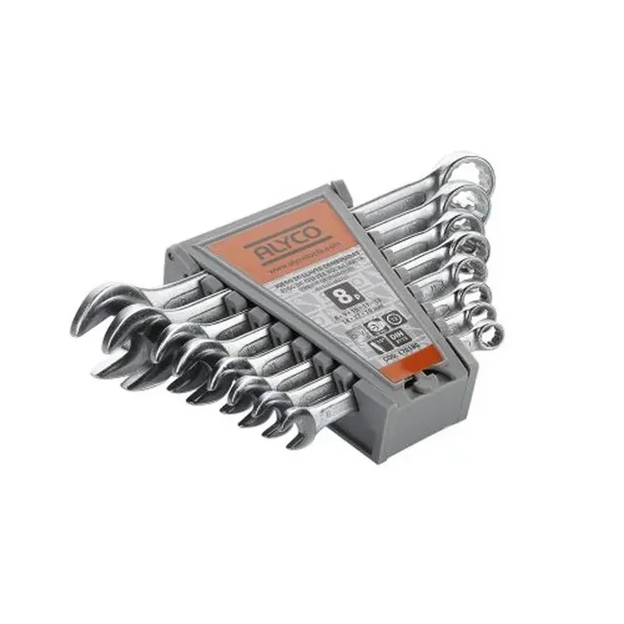 Novedad Juego De Llaves Combinadas 8 Piezas En Soporte Plástico ALYCO ORANGE De 6 A 19 Milimetros, Eeferencia 170180