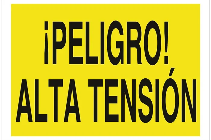 Oferta SEÑAL POLIESTIRENO 420X297 MM ¡Peligro! alta tensión