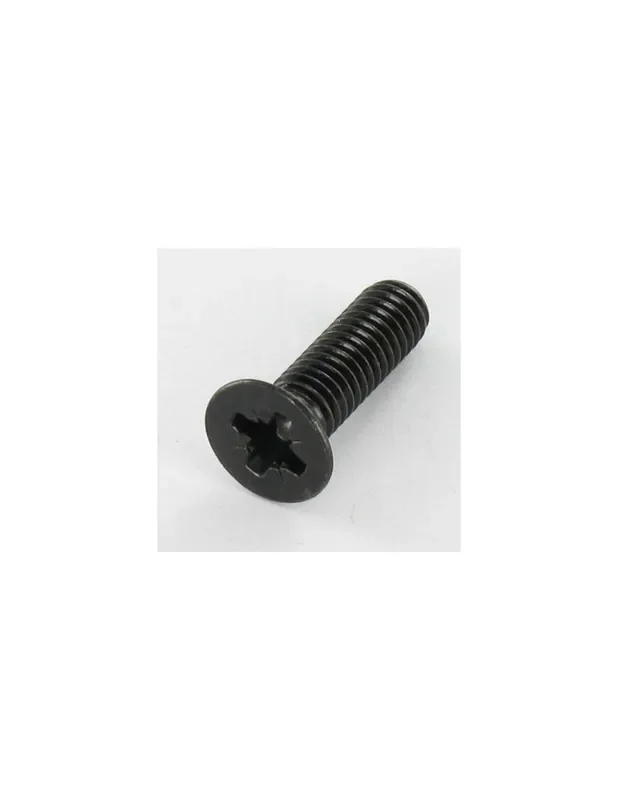Original 1 x Tornillo metales cabeza fresada Pozi 2 M4X25 Acero cincado negro