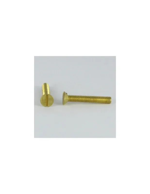 Precio De Oferta 1 x Tornillo metales Latón cabeza fresada/testa svasat ranura M3X10 microtornillo