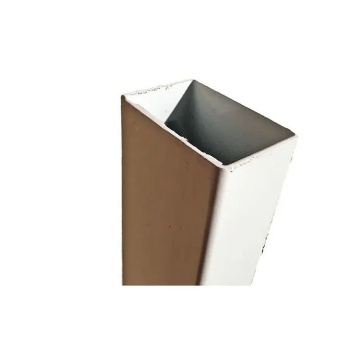 Solo Por Tiempo Limitado POSTE BLANCO RAL 9016 DE 60X40 PARA VALLA PLEGADA DE 2,45M, CON PLACA DE ANCLAJE PARA ATORNILLAR