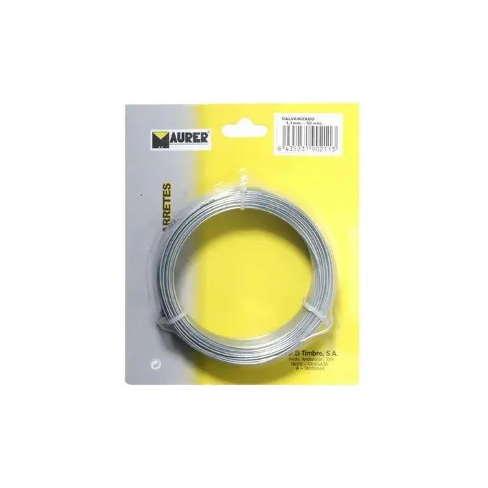 Stock Limitado Alambre Galvanizado 0,70mm / 2 (Rollo 100 metros)