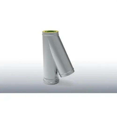 TE DIÁMETRO 100 45º SIN TAPÓN PARED DOBLE INOXIDABLE 316 Bestseller