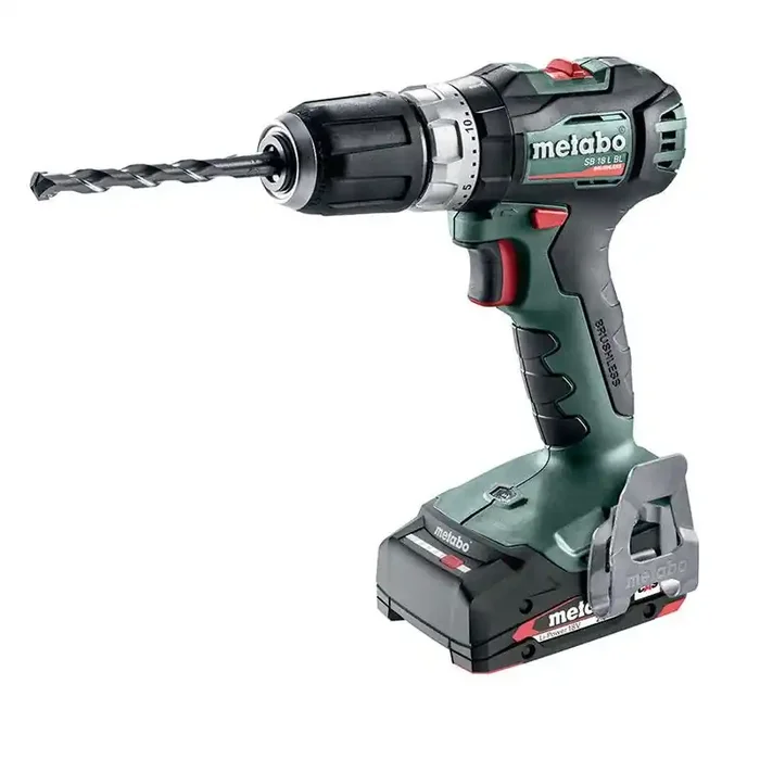Tendencia Taladro percutor METABO SB 18 LBL 18V Portabrocas automático de 13 mm. Ref. 1117X2
