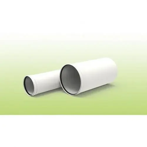 TUBO CHIMENEA M-H DIÁMETRO 250 1000mm POLIPROPILENO BLANCO Pedido Al Por Mayor