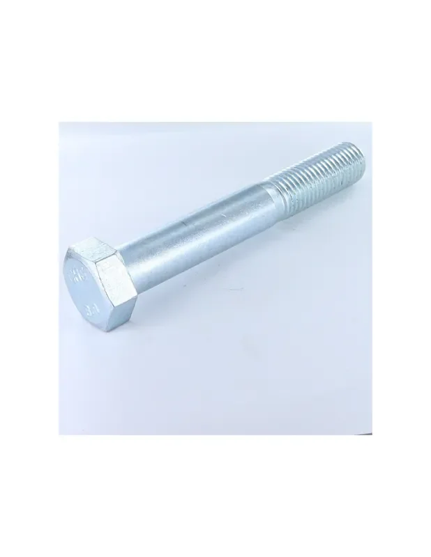 Última Versión 1 x Cuerpo de perno roscado parcial cabeza hexagonal M48X180 Clase 8.8 Acero cincado blanco