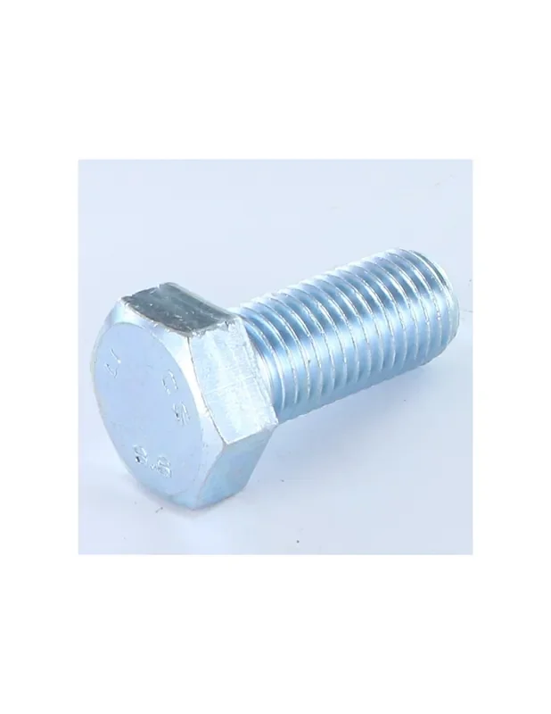 Últimas Unidades 1 x Tornillo metales cabeza hexagonal M24X40 Clase 8.8 Acero cincado blanco