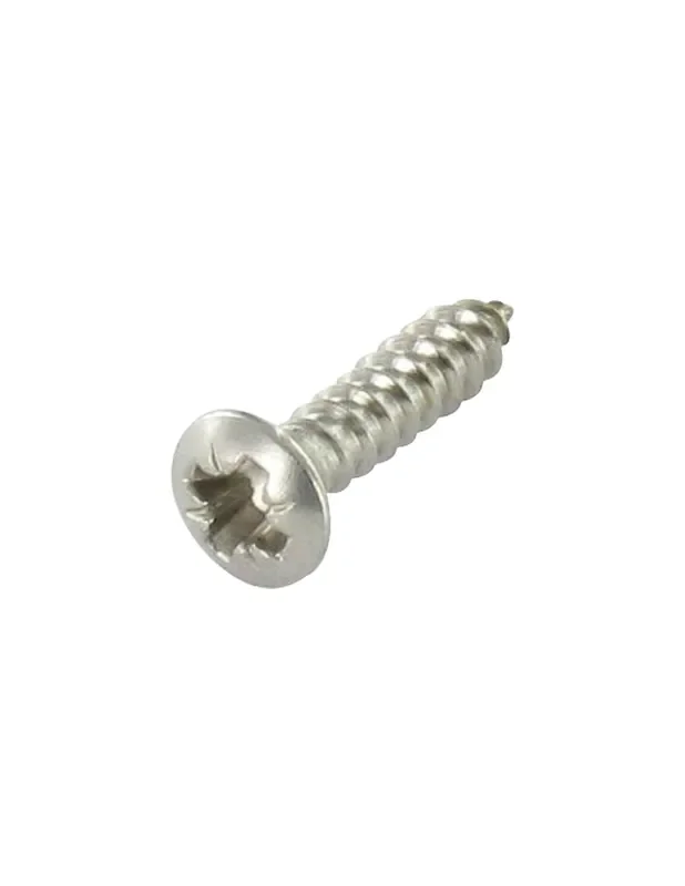 Últimas Unidades Tornillo chapa cabeza fresada abombada TFB Pozi 4.2X38 Inoxidable A4