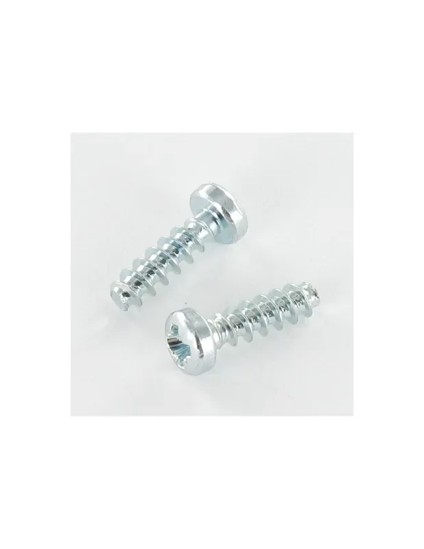 Venta Final 1000 x Tornillo PVC cabeza cilíndrica abombada TCB Pozi 2 4X12 Acero cincado blanco