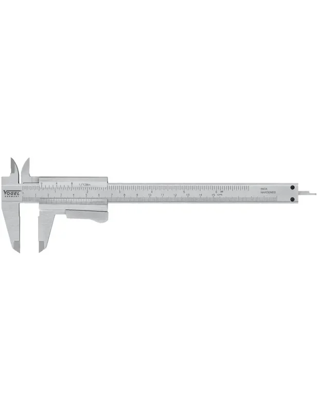 VOGEL 201030.2 – Calibre pie de rey monobloc DIN 862 150 mm (Bloq. Tornillo) Exclusivo